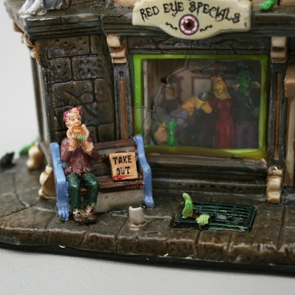 Lemax Spooky Town Zombie’s Cafe 2006 Halloween Village Collection Building 65346 - Picture 10 of 12